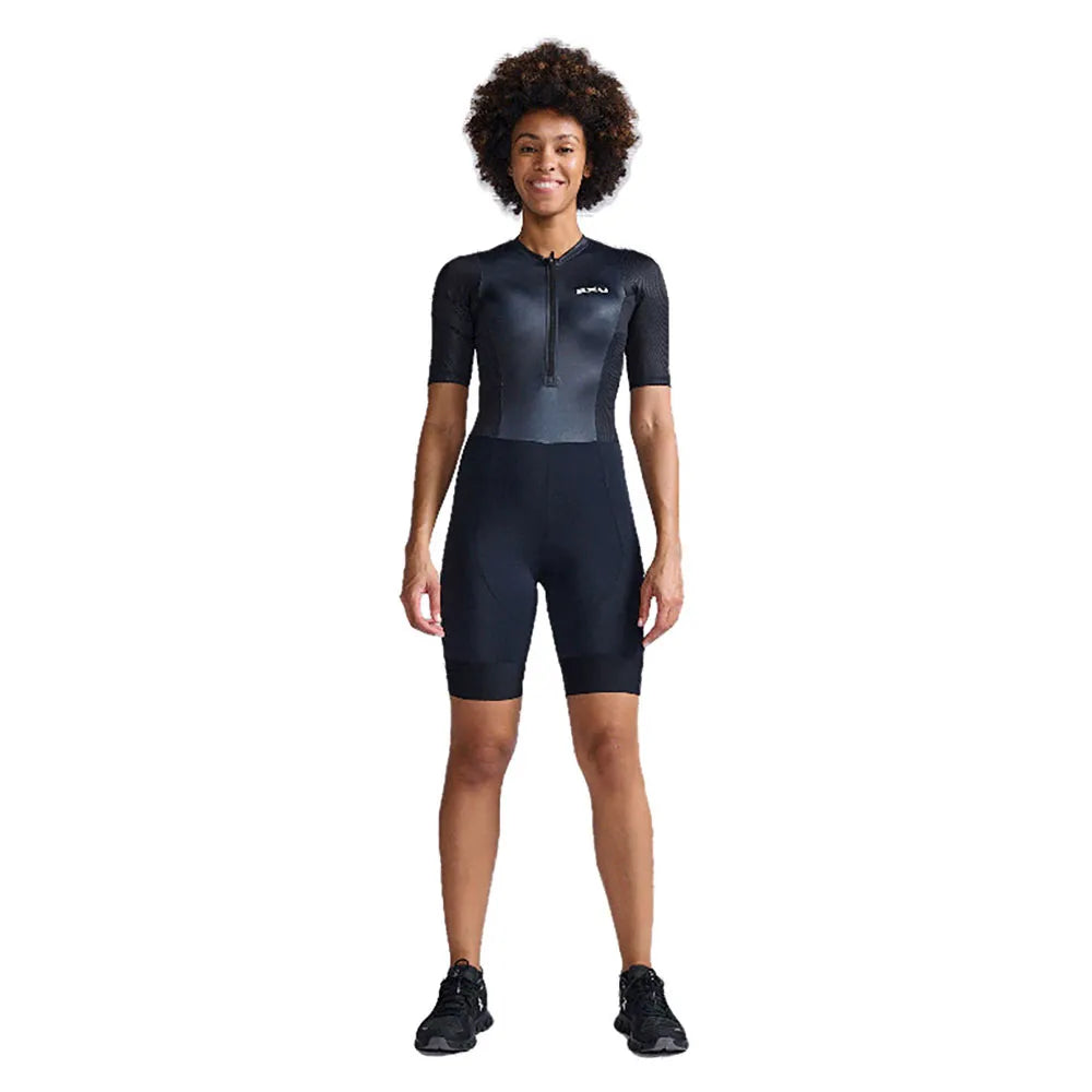 2XU Aero Hex Short Sleeve Trisuit