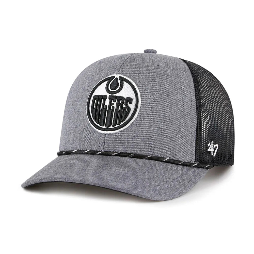 47 NHL Edmonton Oilers Carbon Rope trucker cap