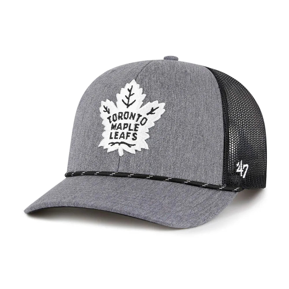 47 NHL Toronto Maple Leafs Carbon Rope trucker cap
