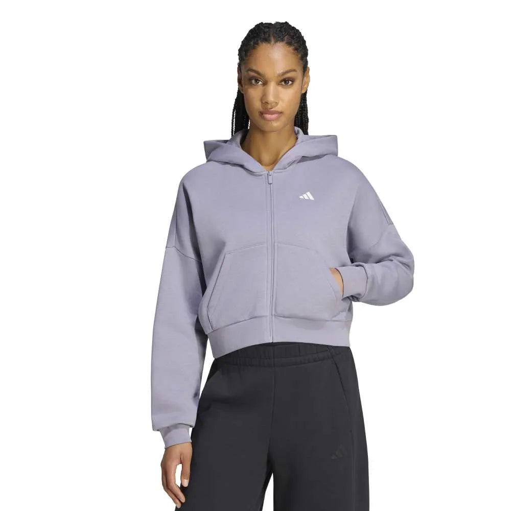 adidas 3 Stripes Studio Track full zip sweatshirt
