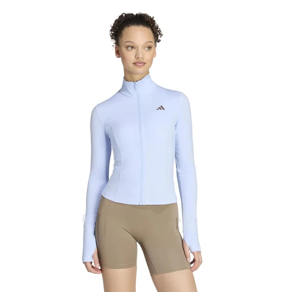 adidas 3 Stripes Studio Zip Through full zip sweatshirt