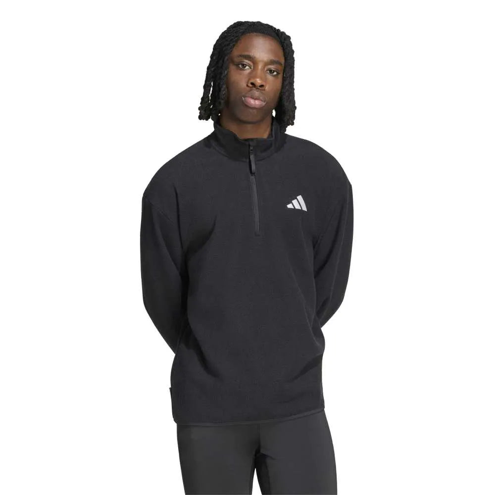 adidas Adi365 Running Essentials Winterised Fleece half zip sweatshirt