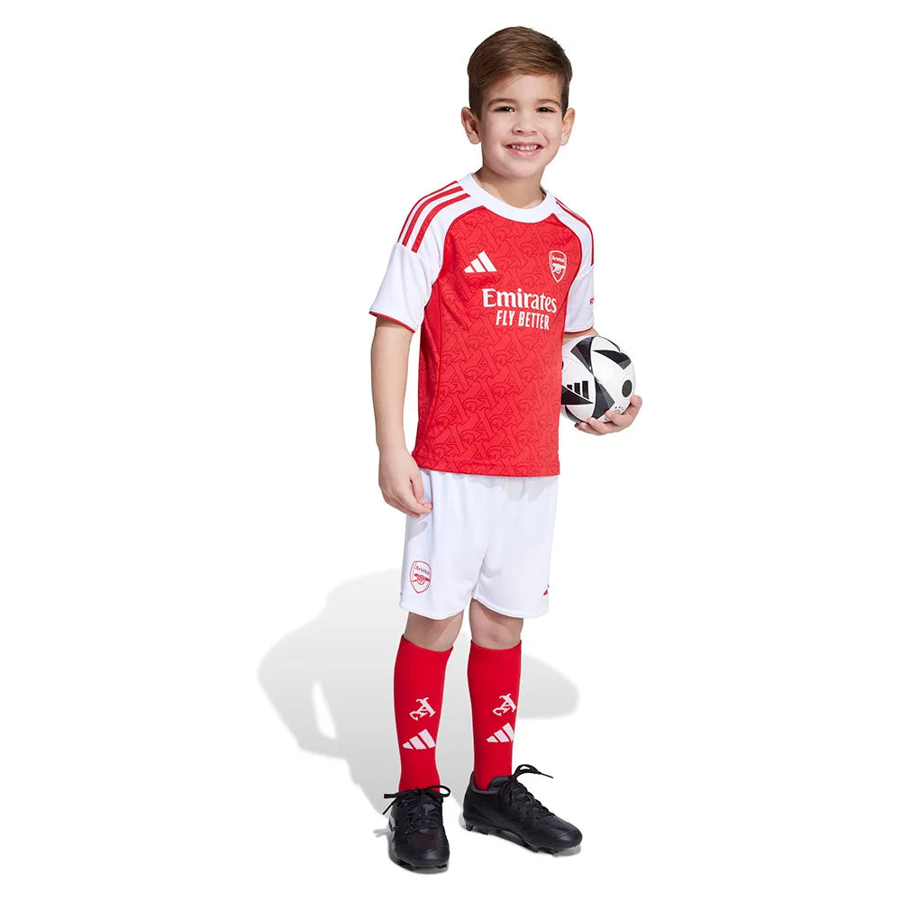 adidas Arsenal 25/26 Mini home short sleeve Junior Set