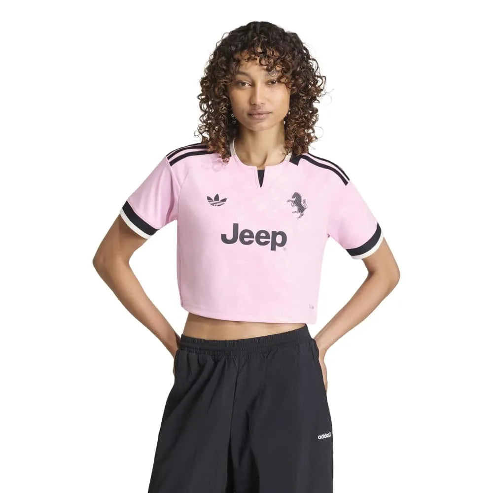 adidas Juventus 26/27 Cropped Away Woman Short Sleeve T-Shirt