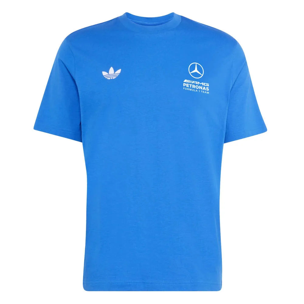 adidas Mercedes AMG Petronas F1 Team Blue Wonder short sleeve T-shirt