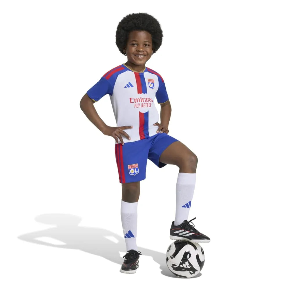 adidas Olympique De Lyon 26/27 home short sleeve Junior Set