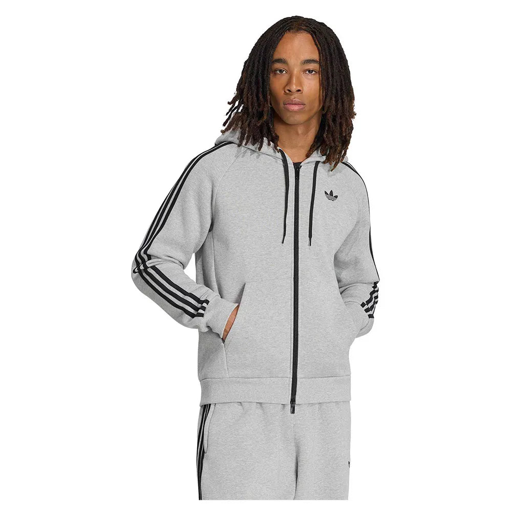 adidas Originals Adicolor Over The Hood Stripes full zip sweatshirt