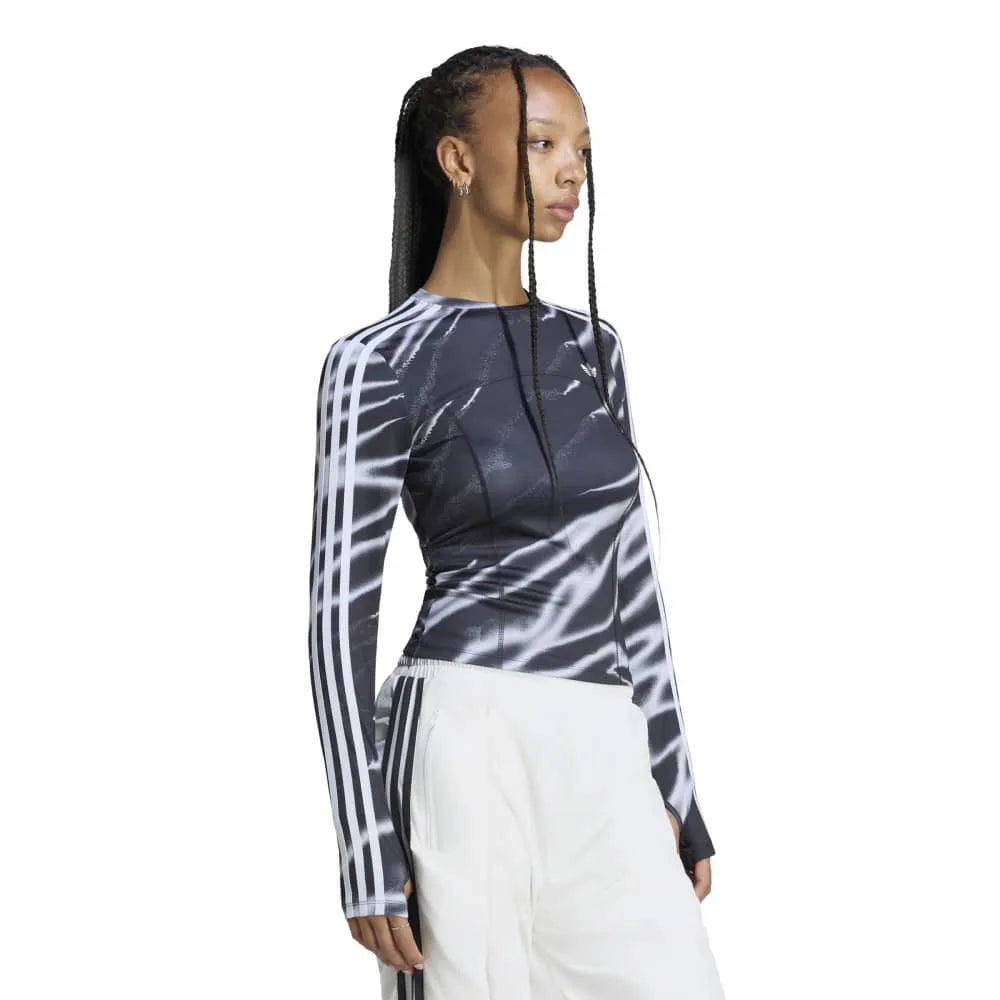 adidas Originals Adilenium Season 6 Body Shaping long sleeve T-shirt