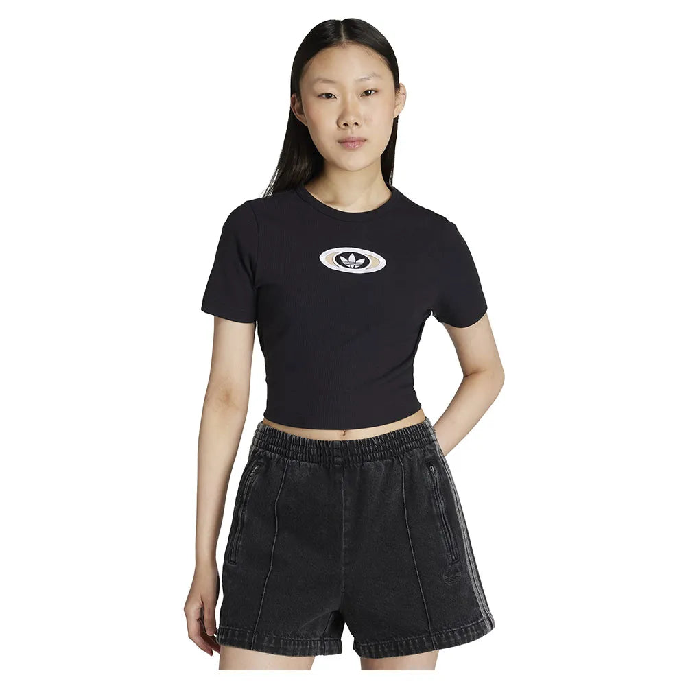 adidas Originals Campus 2000 Back Cut Out Rib short sleeve T-shirt