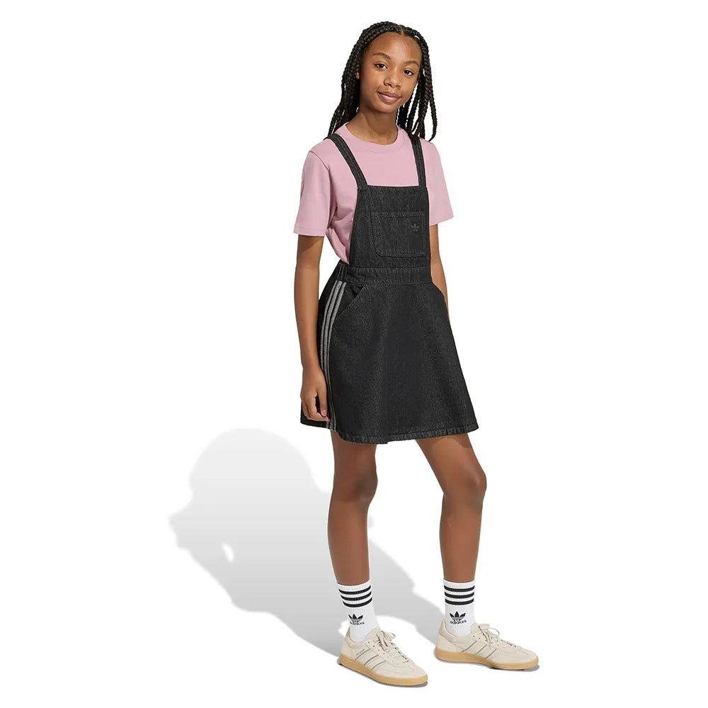 adidas Originals Denim Dungarees sleeveless short dress