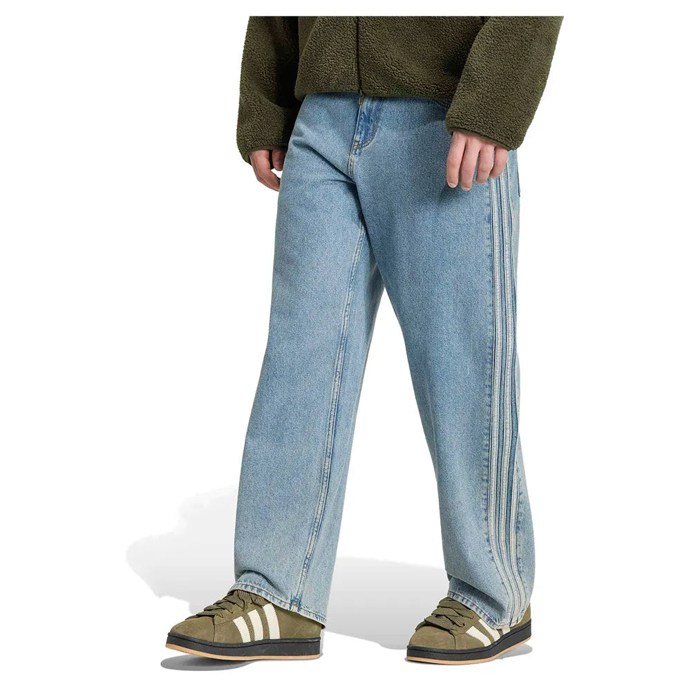 adidas Originals Firebird Adicolor Mid-Rise Straight Leg jeans