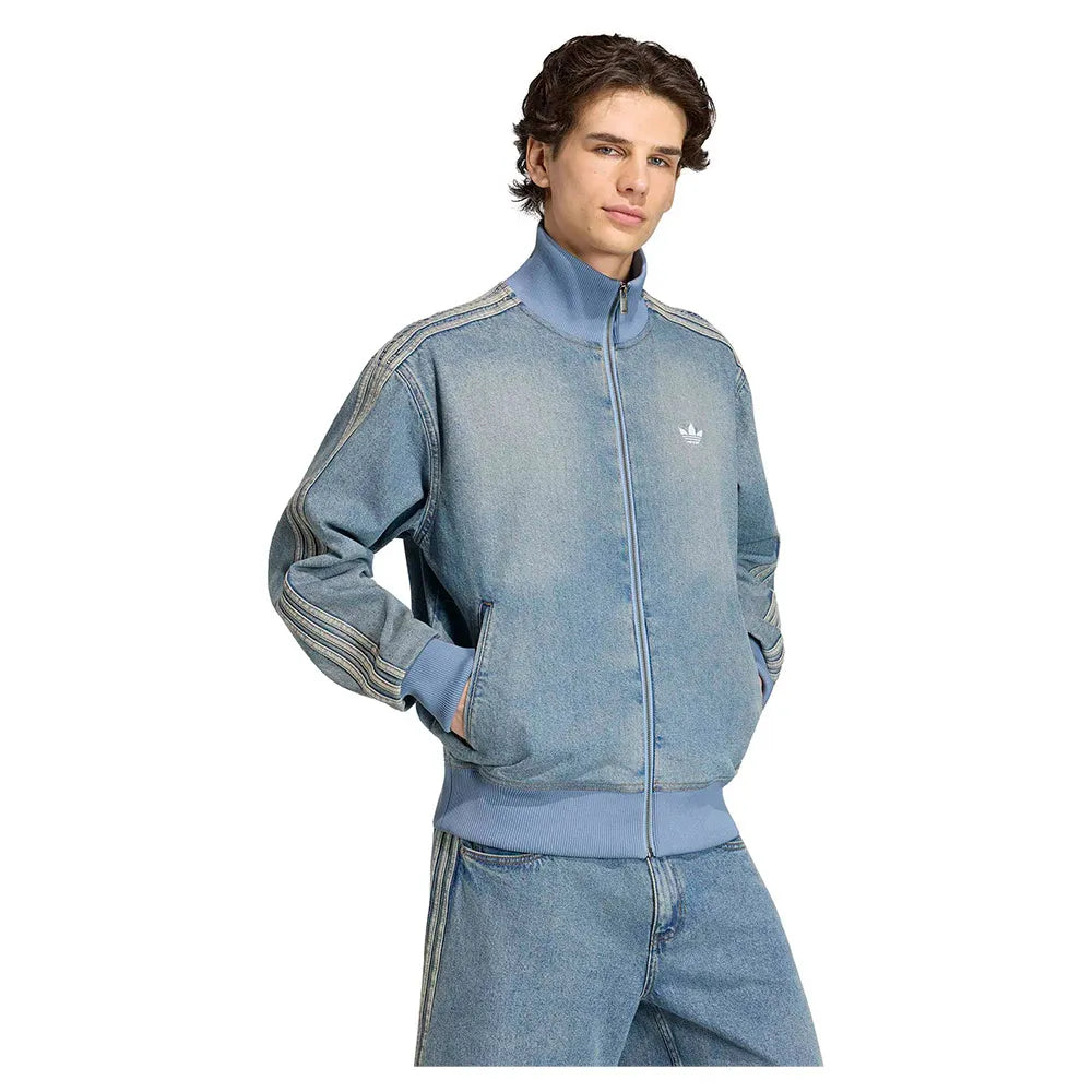 adidas Originals Firebird Adicolor Track denim jacket