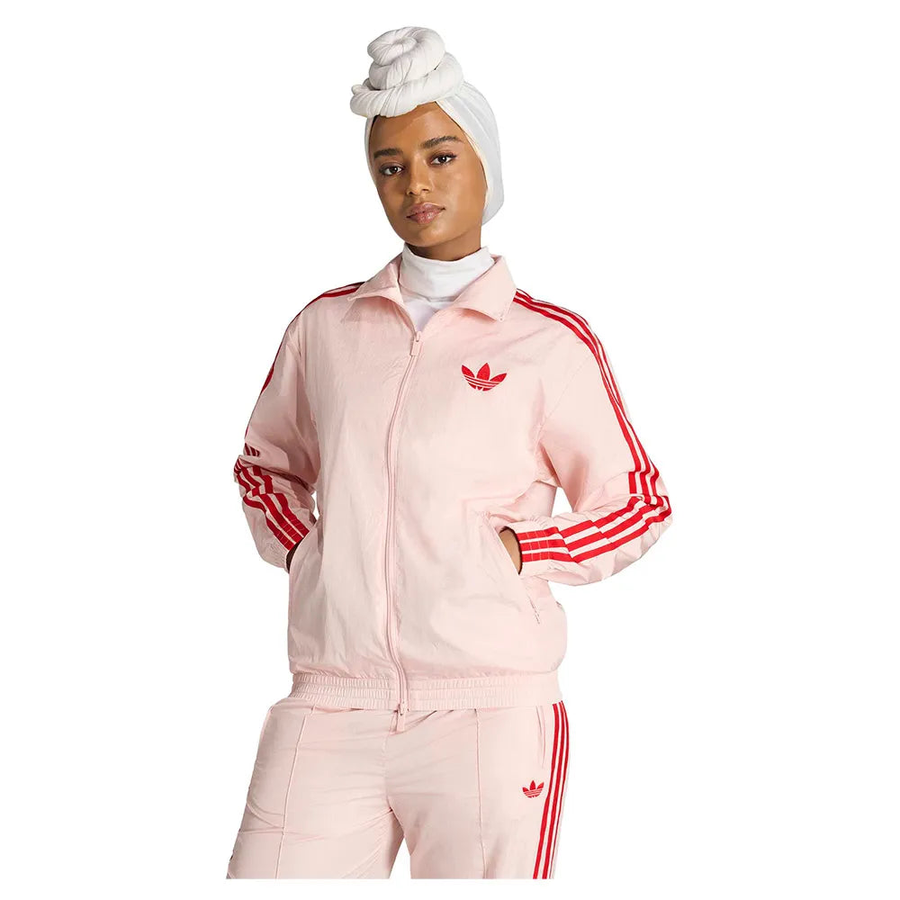 adidas Originals Firebird Loose Nylon full zip sweatshirt