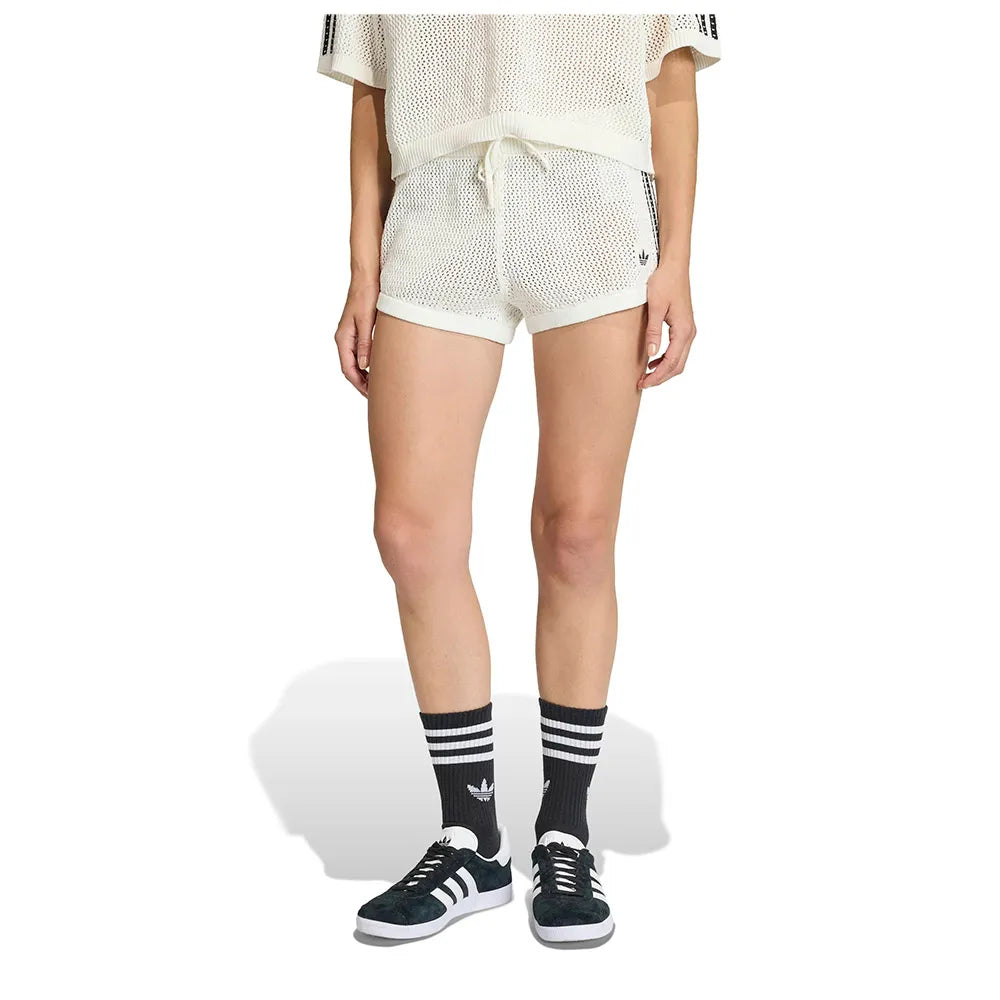 adidas Originals Knitted Crochet shorts