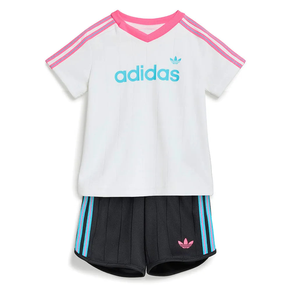 adidas Originals Pinstripes Sprinter Short Tee set