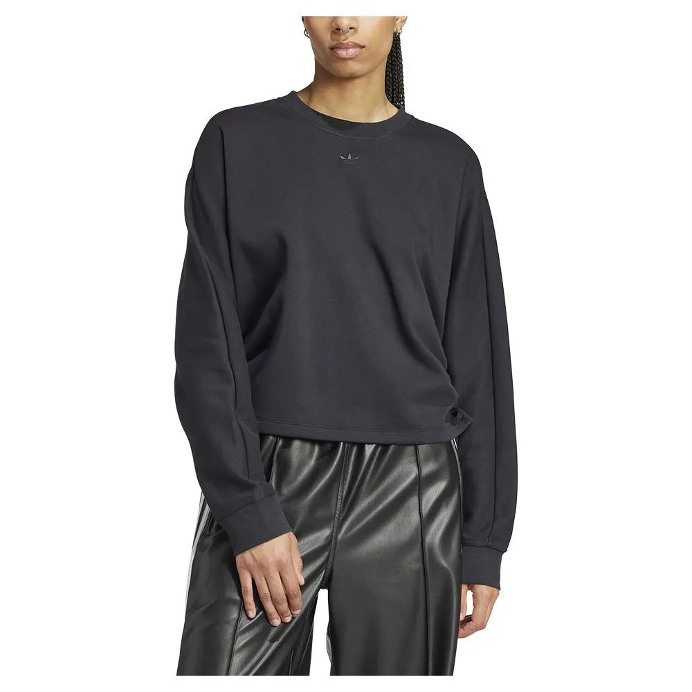 adidas Originals Ruched 3 Stripes Loose sweatshirt