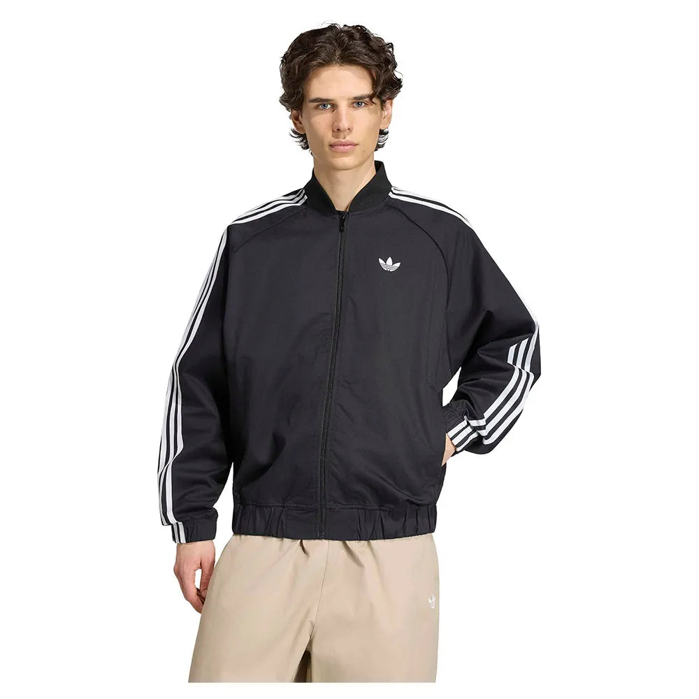 adidas Originals SST Adicolor Classics Cotton Twill full zip sweatshirt