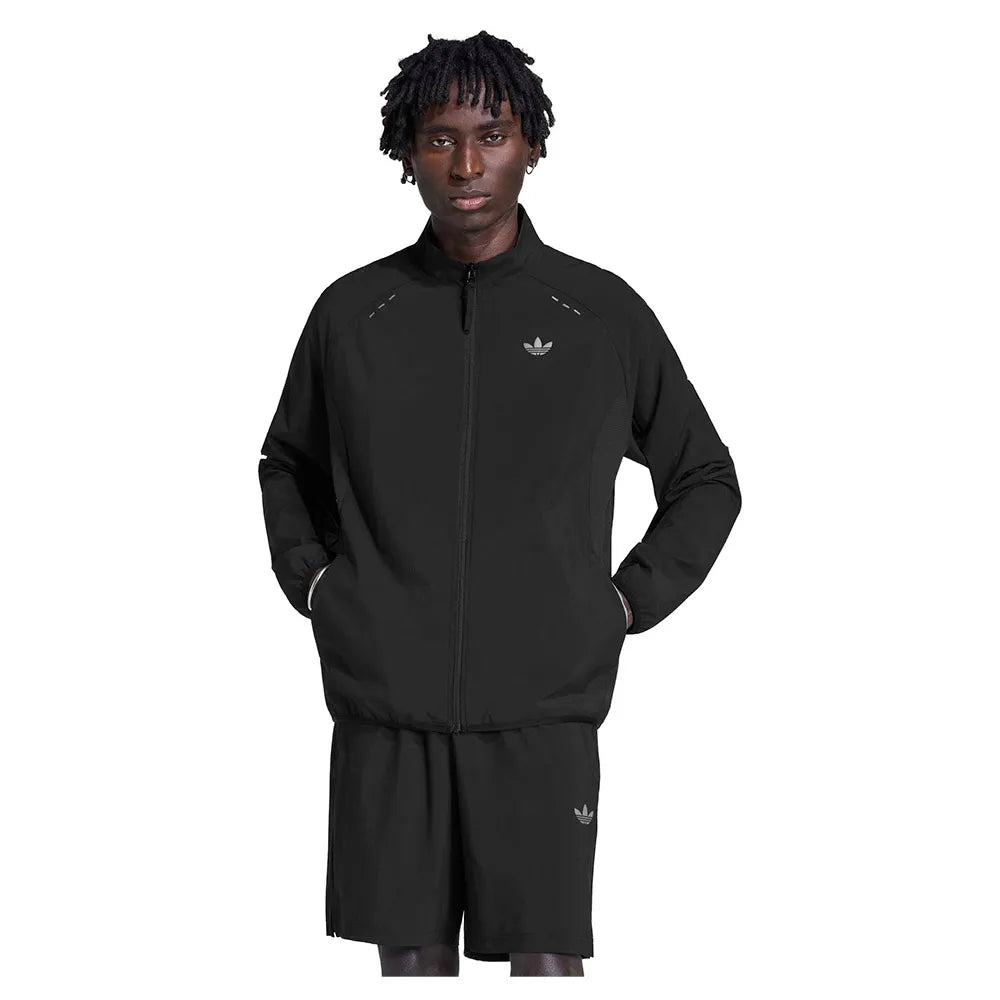 adidas Originals Tech Trefoil Essentials full zip sweatshirt