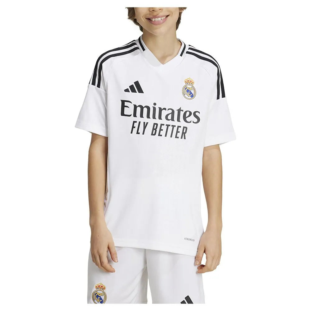 adidas Real Madrid 24/25 home junior short sleeve T-shirt