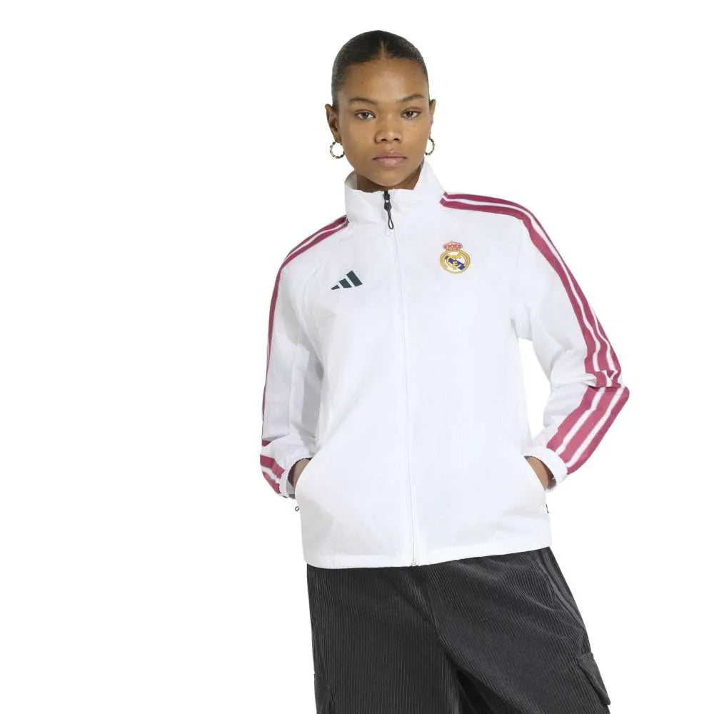 adidas Real Madrid Home Anthem full zip sweatshirt