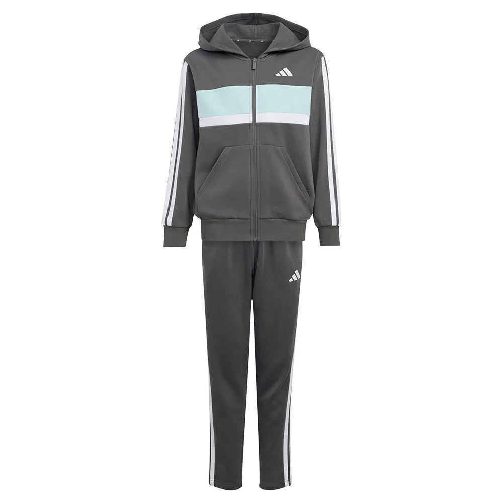 adidas Seasonal Essentials Tiberio 3 Stripes Fleece tracksuit