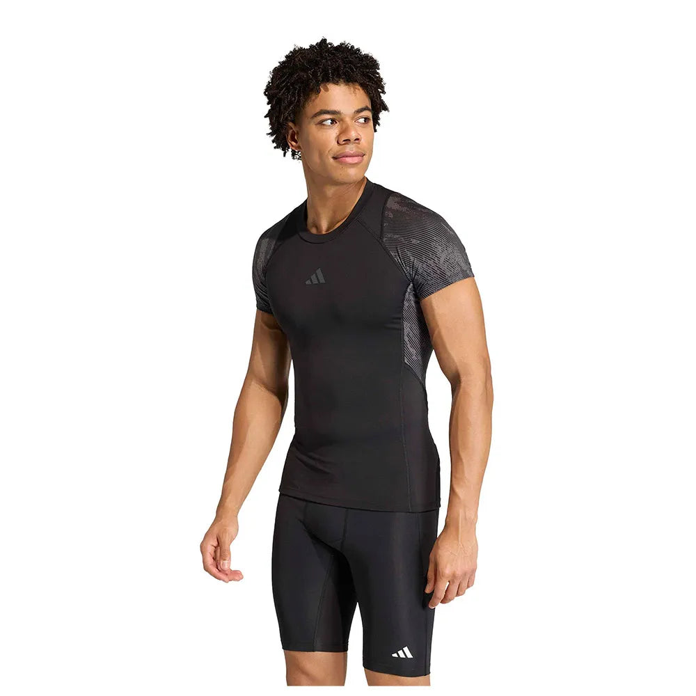 adidas Techfit AOP short sleeve T-shirt