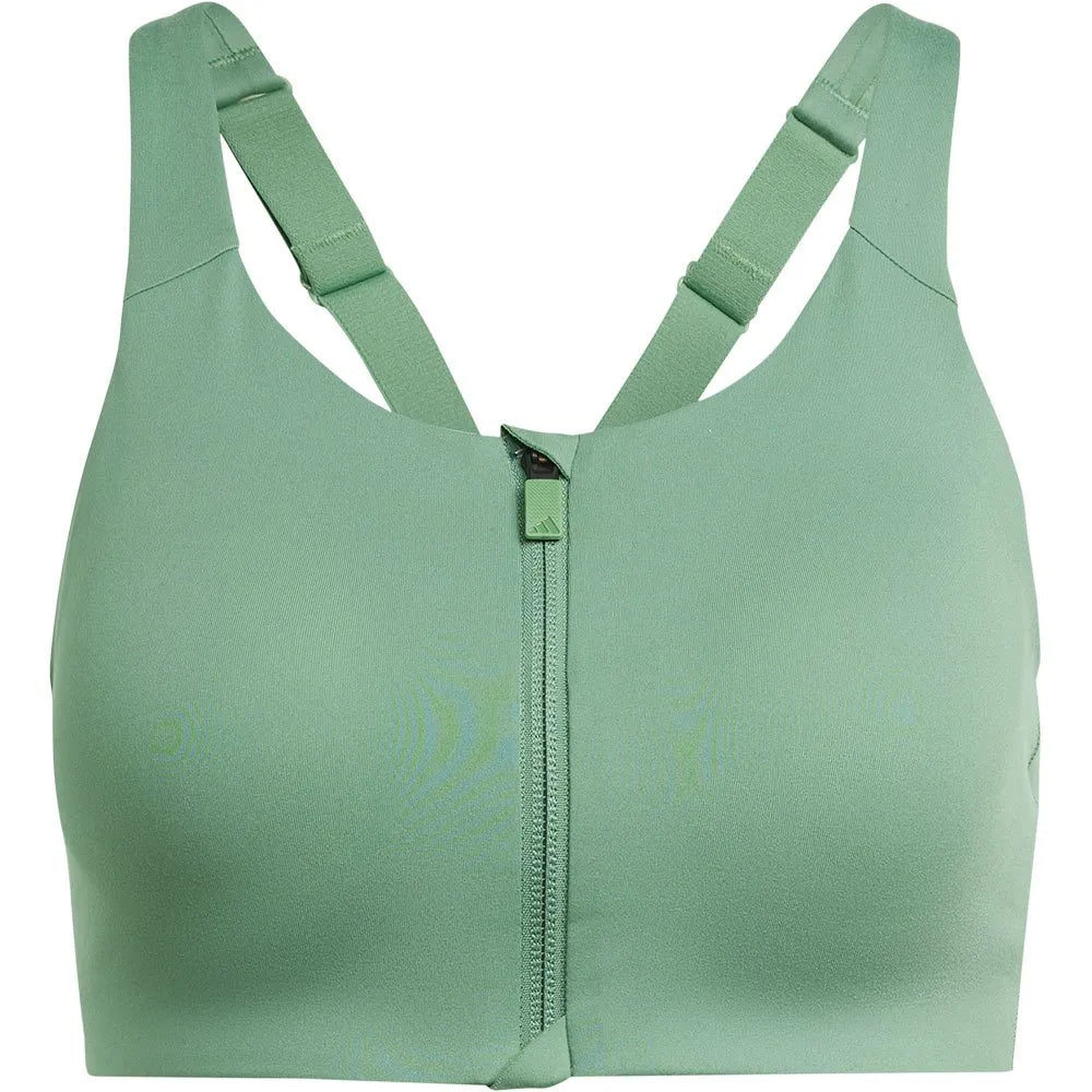adidas TLRD Impact Luxe Zip High Impact Sports Bra