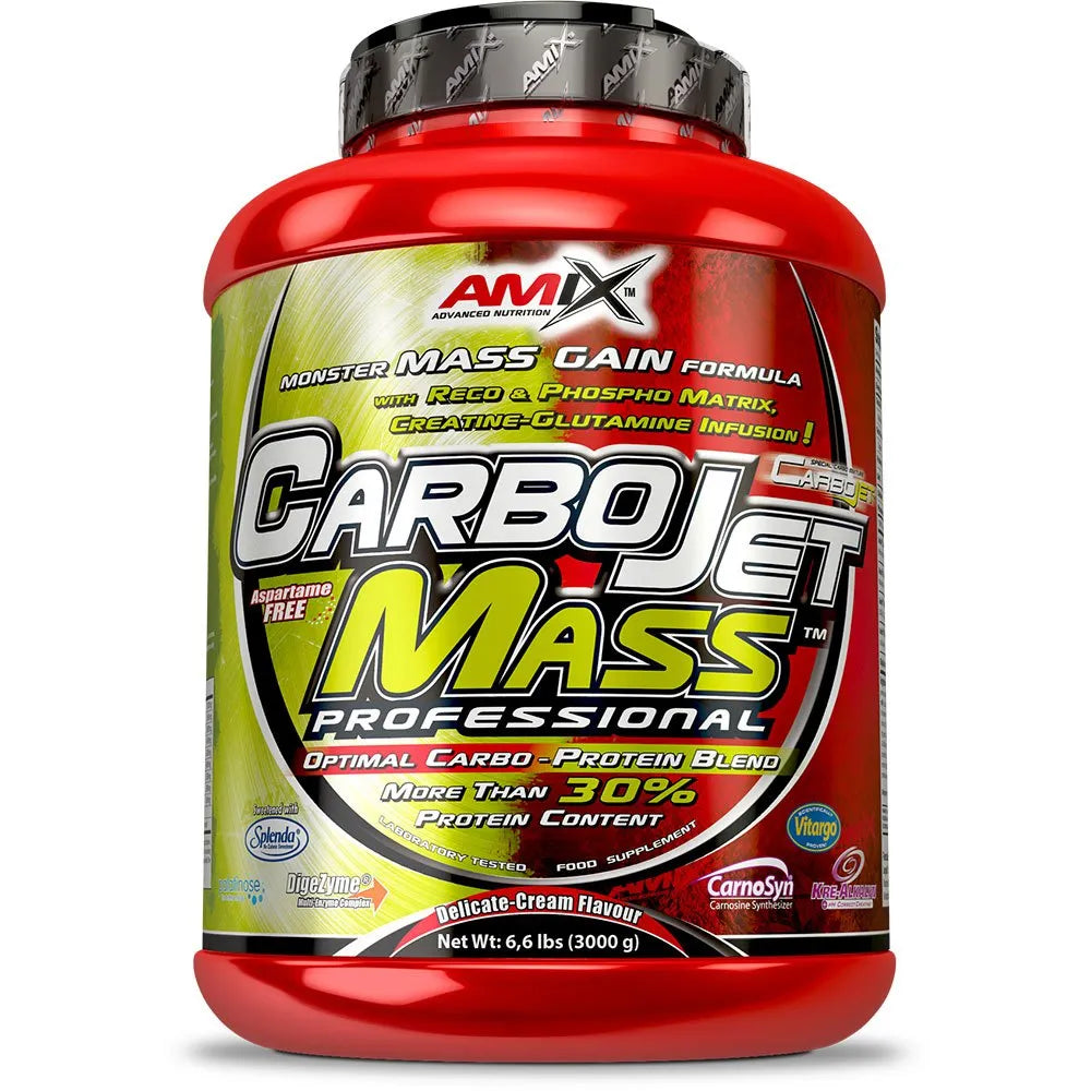 Amix Carbojet Mass Professional carbohydrate powder drink vanilla 3kg