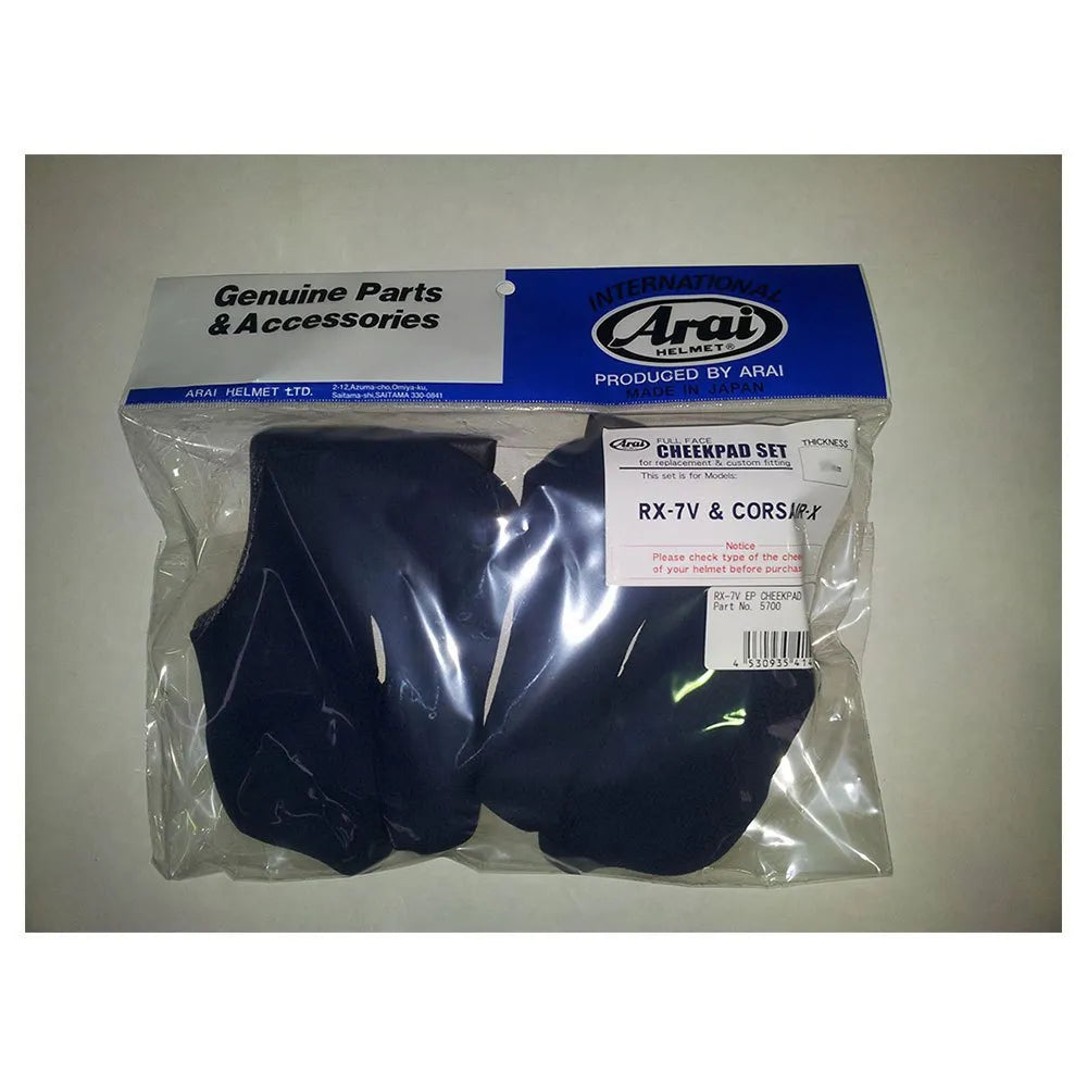 Arai RX-7V Eco Pure cheek pads