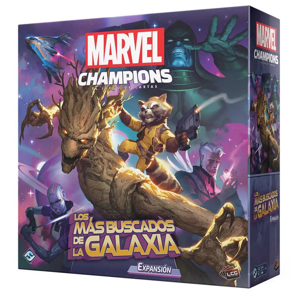 Asmodee Marvel Champions Los Más Buscados De La Galáxia board game Spanish Version
