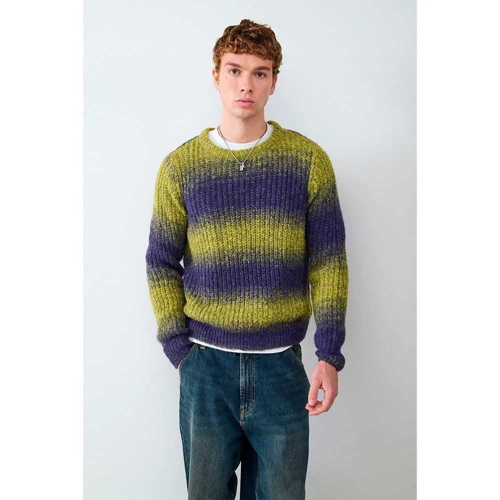Balmohk Blurred Stripe sweater