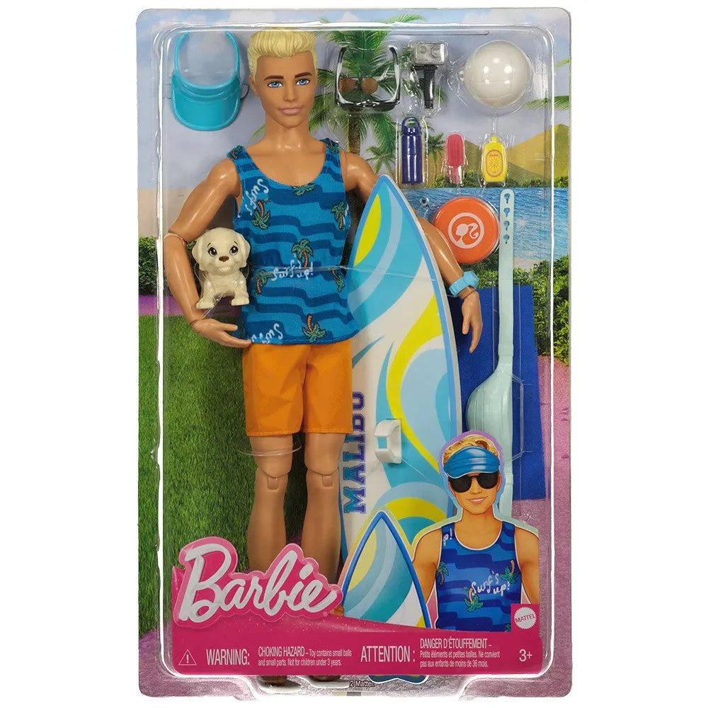 Barbie Ken Surf + Accy doll