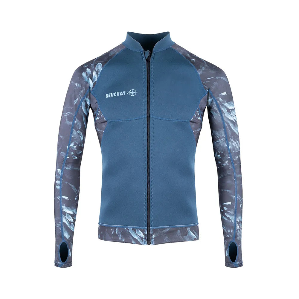 Beuchat Atoll long sleeve full zip rash guard