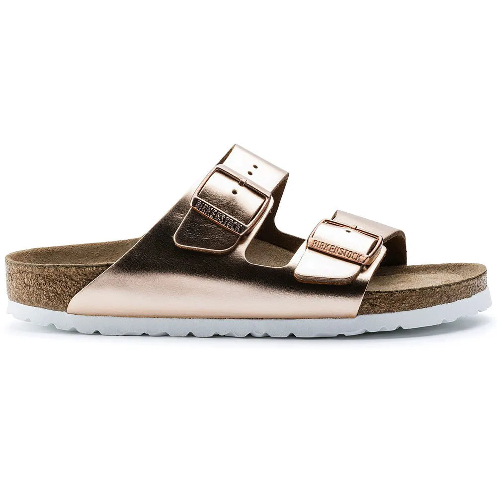 Birkenstock Arizona Soft Footbed Natural Leather Narrow sandals