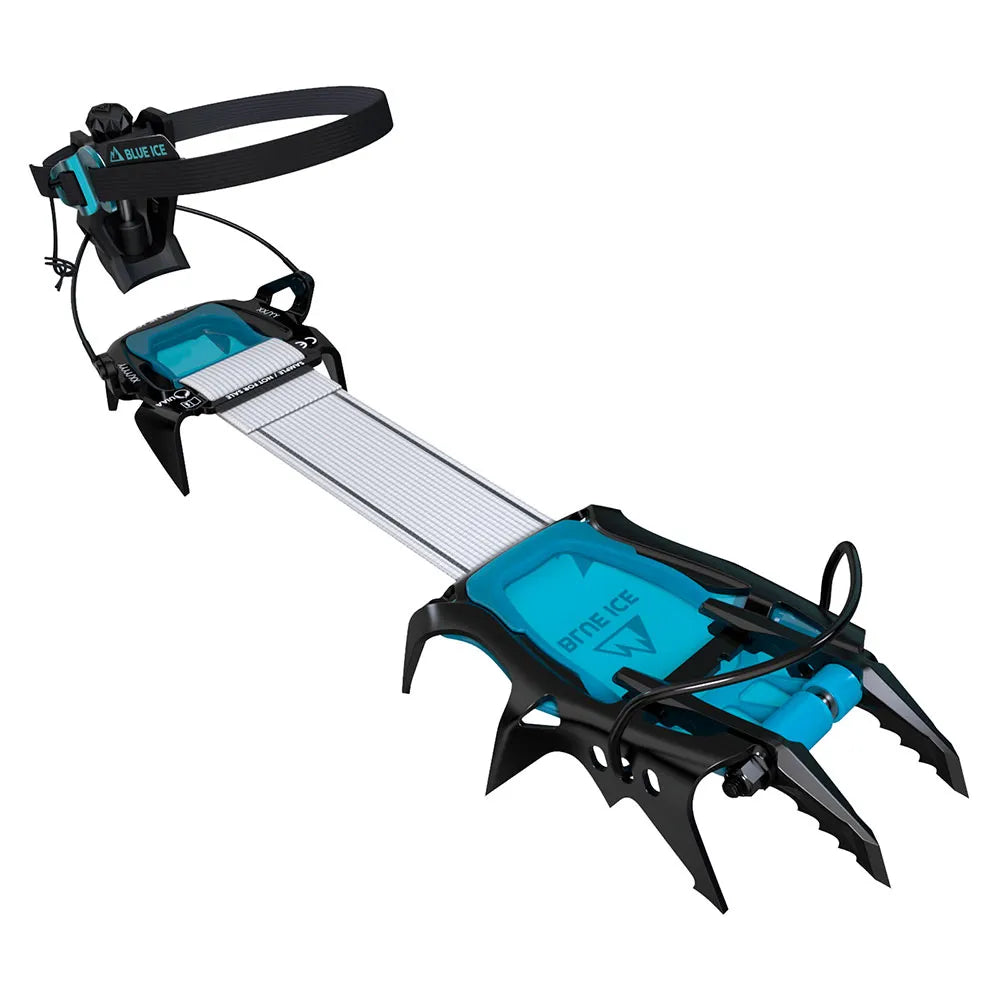 Blue ice Harfang Tech crampons