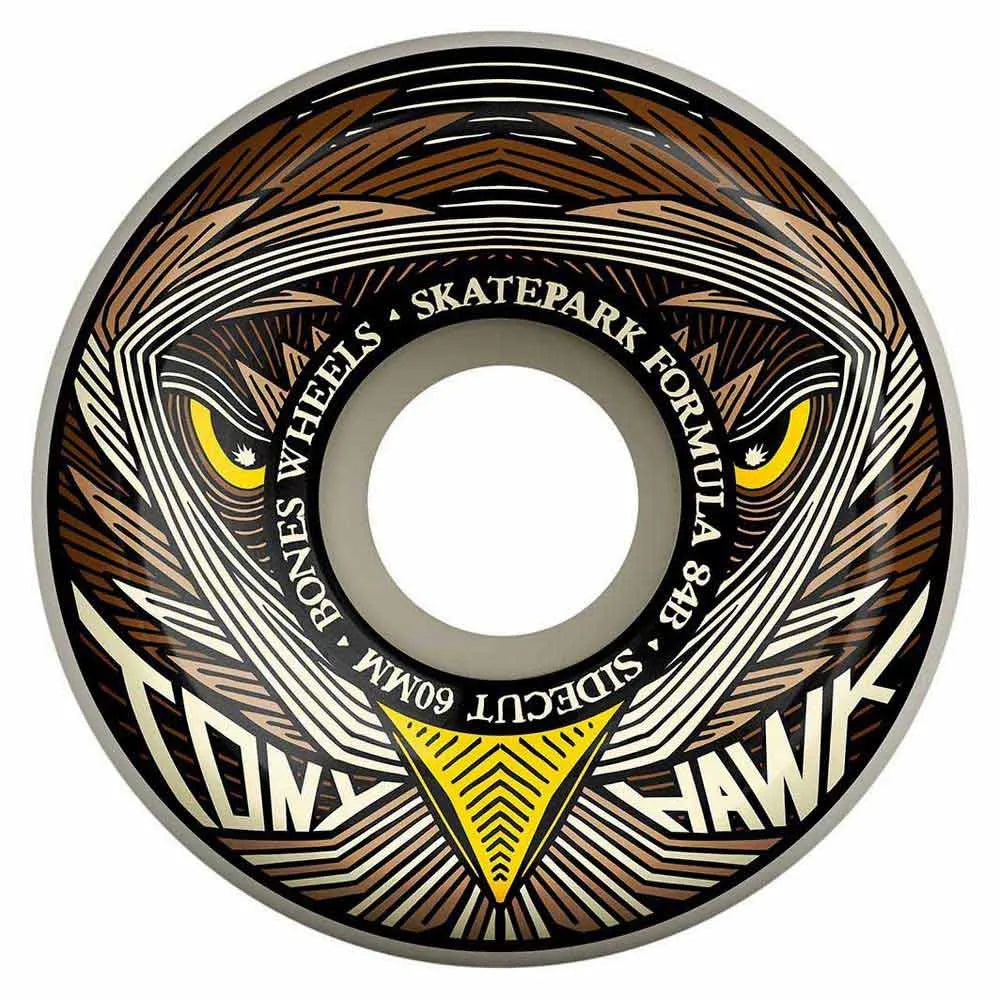 Bones Hawk night hawk sidecuts skatepark formula skateboard wheels