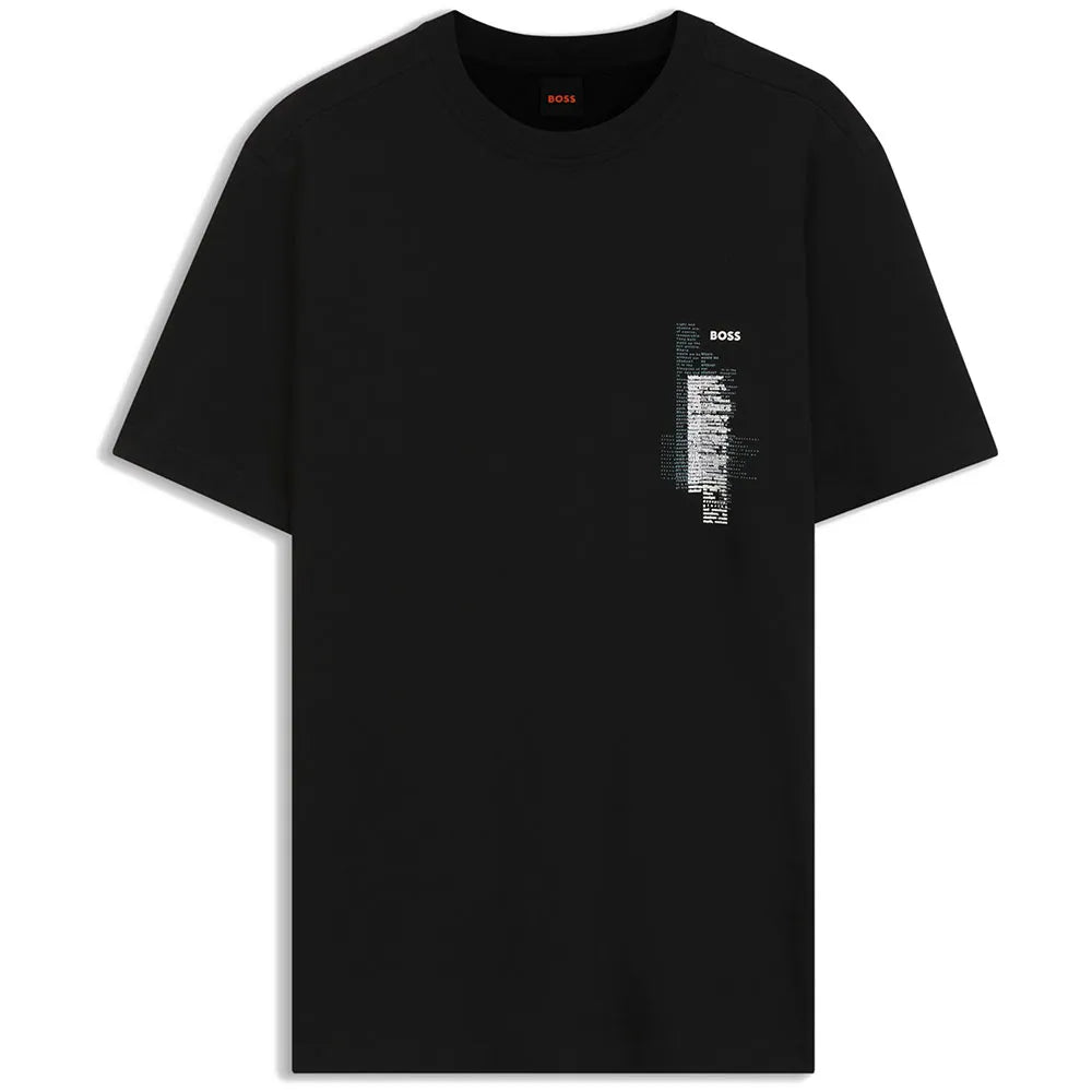 BOSS Footprint 10277382 ORANGE short sleeve T-shirt