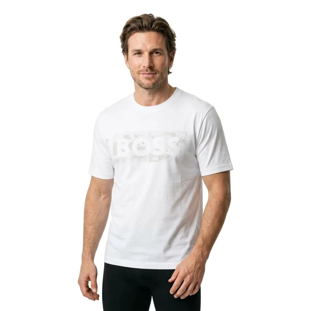 BOSS Globe Logopattern 10278673 short sleeve T-shirt