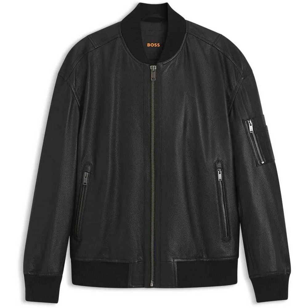 BOSS Jakri 10253444 01 leather jacket