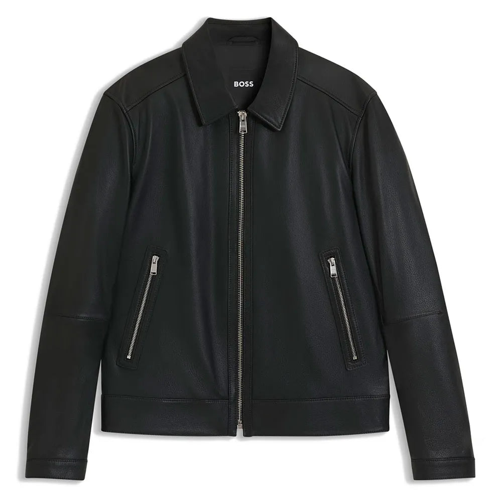 BOSS Mapson4 10273355 leather jacket