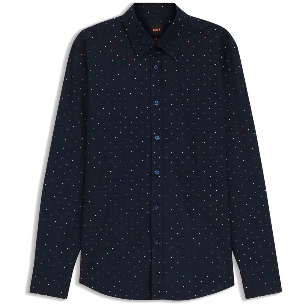 BOSS Relegant 6 10279520 ORANGE long sleeve shirt