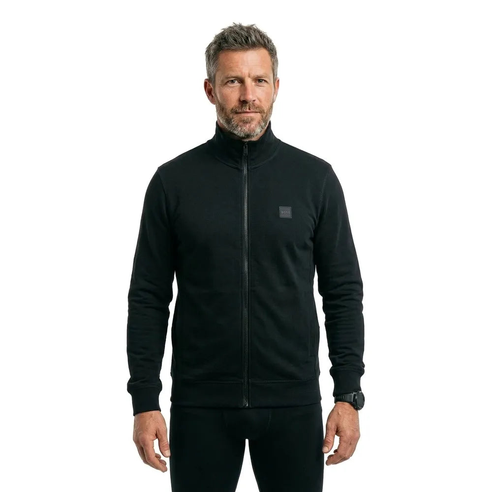 BOSS Zestart 10234591 ORANGE half zip sweatshirt