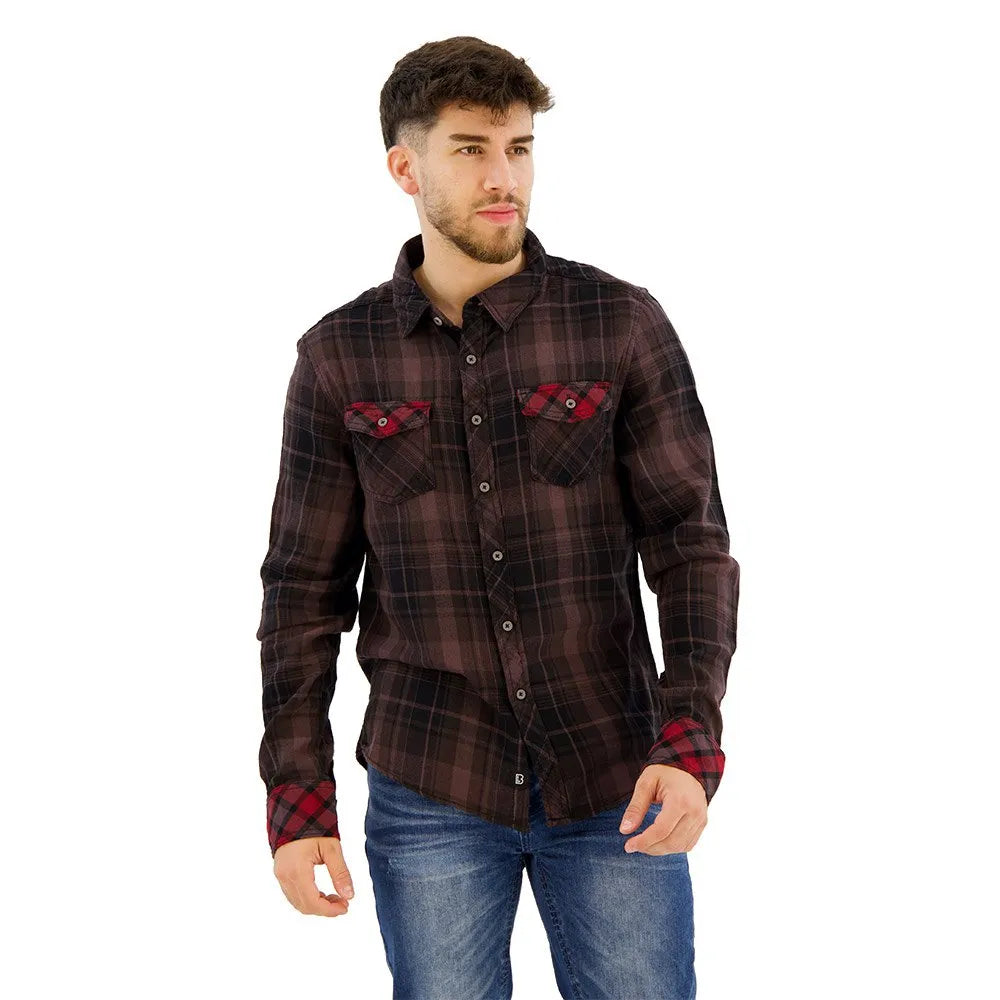 Brandit Check Duncan long sleeve shirt