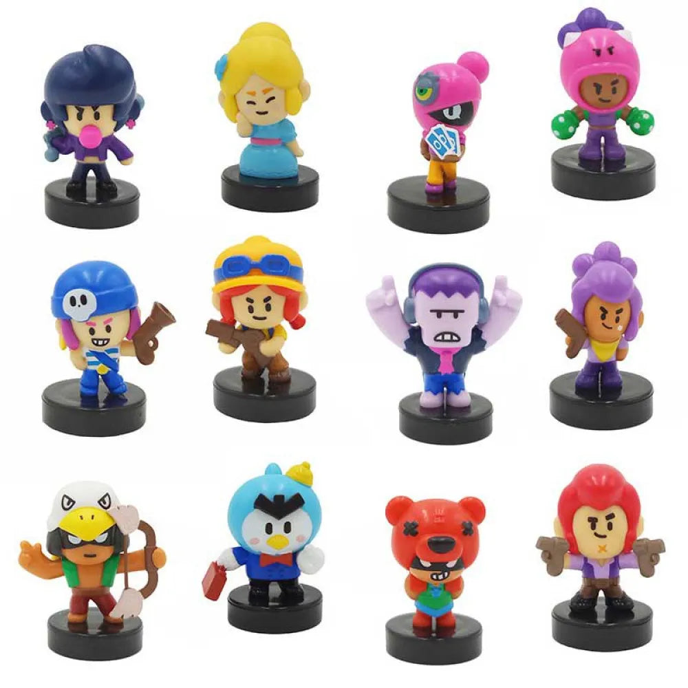 Brawl stars Deluxe Pack 12 Figures Box Window