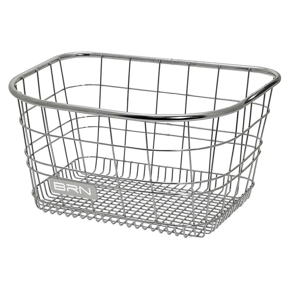 Brn Metal front basket