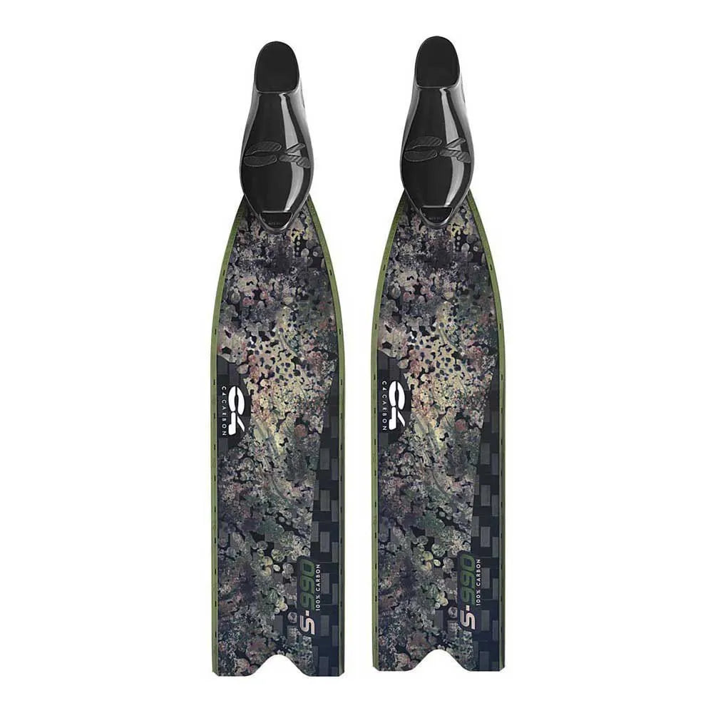 C4 S-990 Camo 25 spearfishing fins