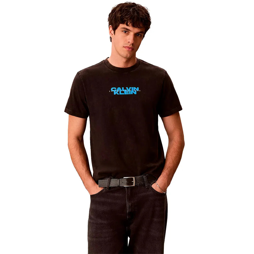 Calvin klein jeans 20S Washed Spine Graphic short sleeve T-shirt