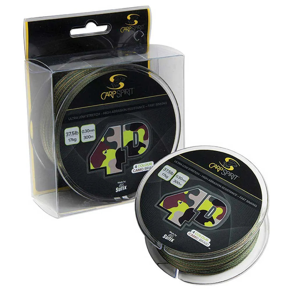 Carp spirit 4-D braided line 1000 m
