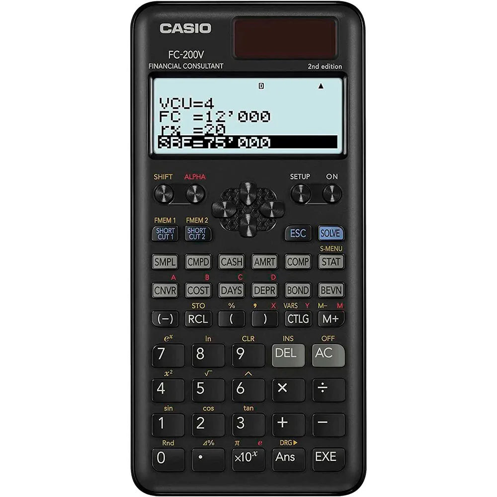 Casio FC-200V-S-EH calculator