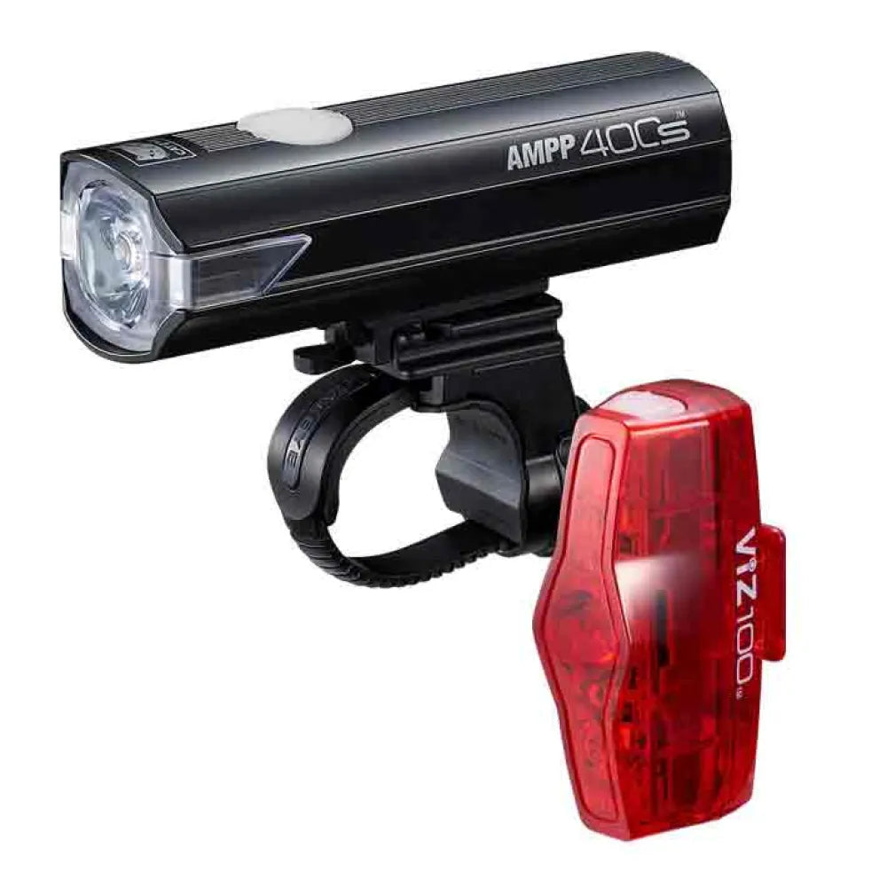 Cateye AMPP400S + VIZ100 light set